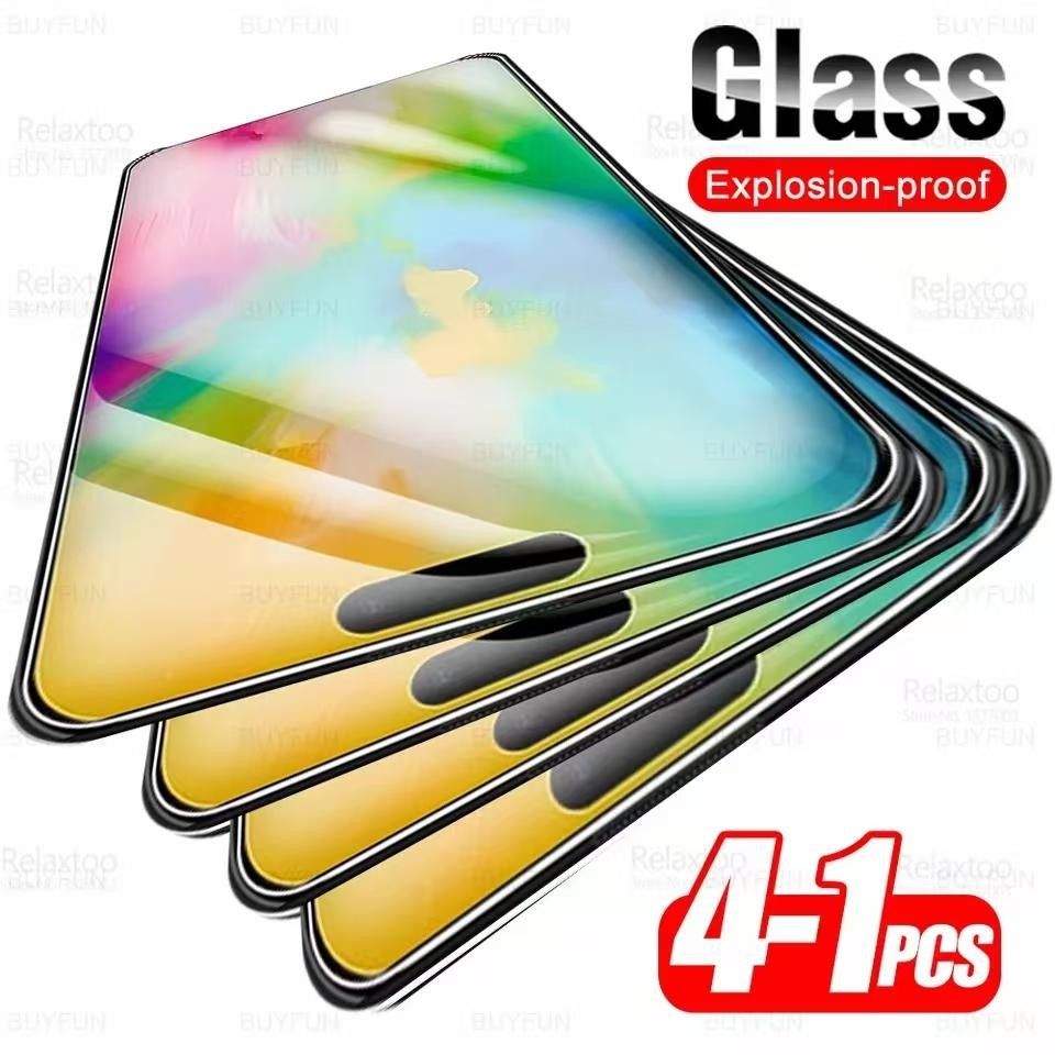4-1PCS Anti Spy Tempering Glass สําหรับ Huawei Y6P Y7A Y7P Y8P Y9A Y6 Y7 Pro Nova Y71 Y72 Y61 Y70 Y9