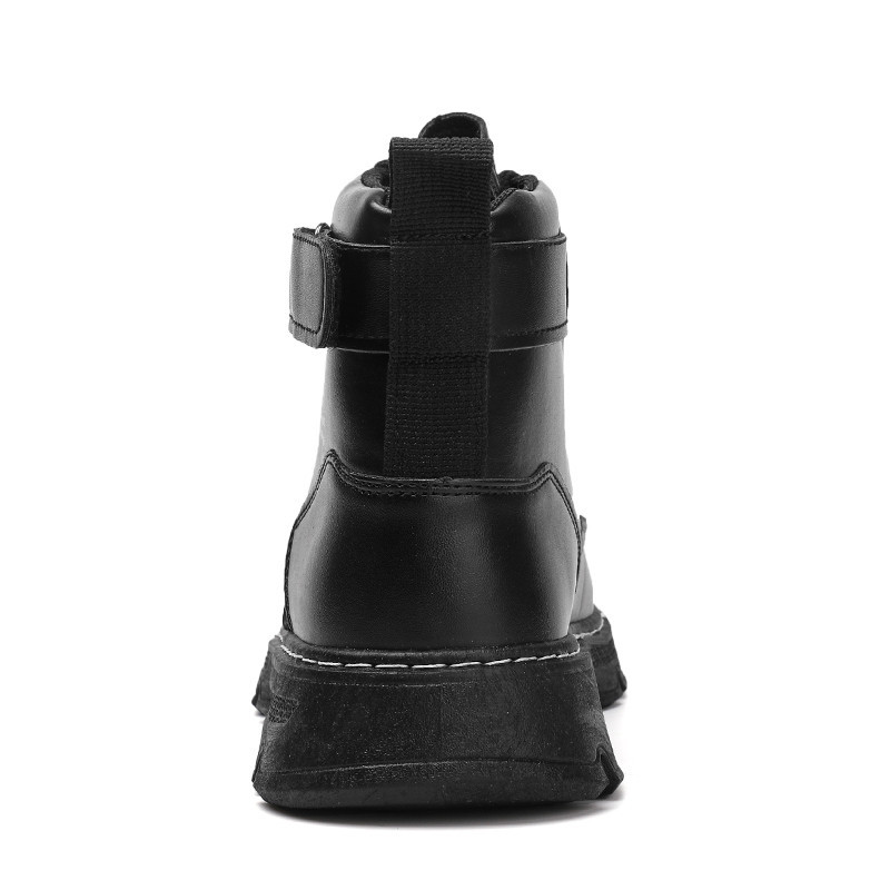 SOVOB รองเท้าบูทแฟชั่นผู้ชายสีดําขนาด 39-44 - รูปที่ 3