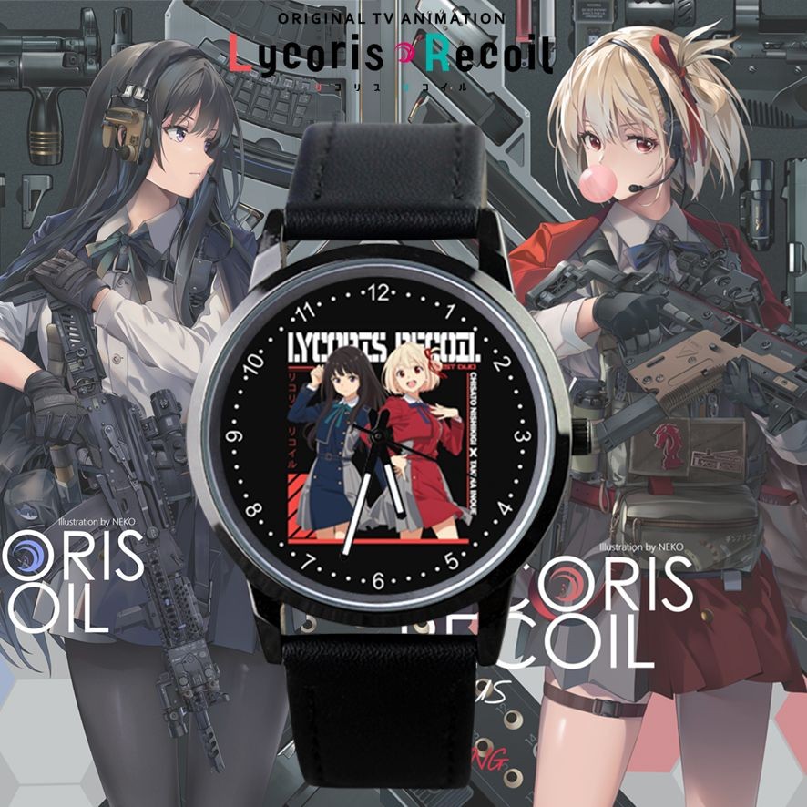 Lycoris Recoi Merchandise Konobuki Inoue Takina นาฬิกากันน้ํานาฬิกานักเรียน Lycoris Recoi Merchanise