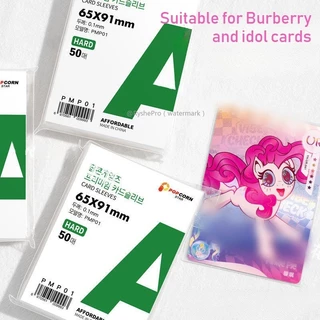 Clear Kpop Idol Photo Card แขนป้องกัน - กันน้ําสําหรับการ์ดสะสม - 58x89 มม. & 64x88 มม.คริสตัล Clear Protectors