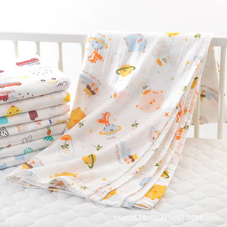 พร้อมส่ง ผ้าเช็ดตัวเด็กใยไผ่ ผ้าห่มเด็กทารก 110x120cm เนื้อผ้านุ่ม ทำให้ทารกรู้สึกปลอดภัย ผ้าห่อตัวเด็กแรกเกิด