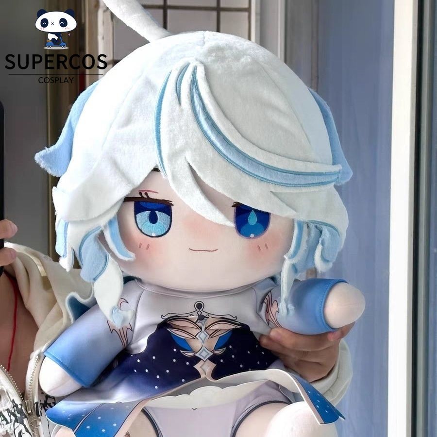Genshin Impact ตุ๊กตา Furina Focalors ตุ๊กตา 40 ซม.ตุ๊กตาผ้าฝ้ายน่ารักนุ่มสําหรับของขวัญ