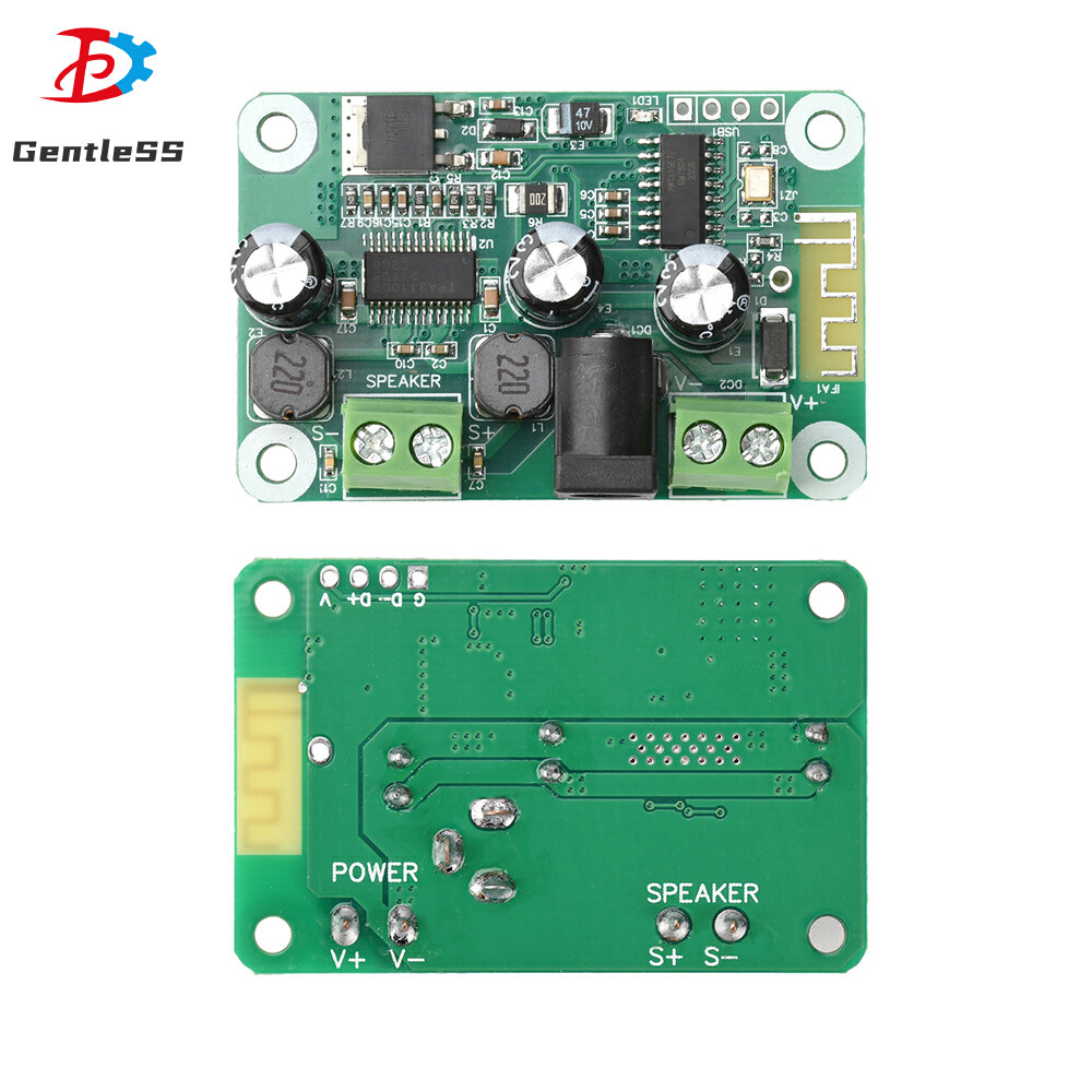 DC9-25V TPA3110 บลูทูธ 5.4 Power Amplifier Board Mono 30W รองรับ TWS จับคู่สเตอริโอ DC5.5*2.1 มม.