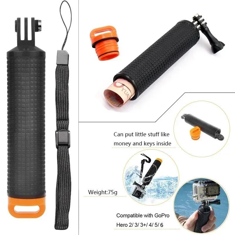 Floating Stick Selfie Stick มือถือใต้น้ํายิง Stabilizer สําหรับ GoPro Hero 11 10 9 SJCAM AKASO DJI I