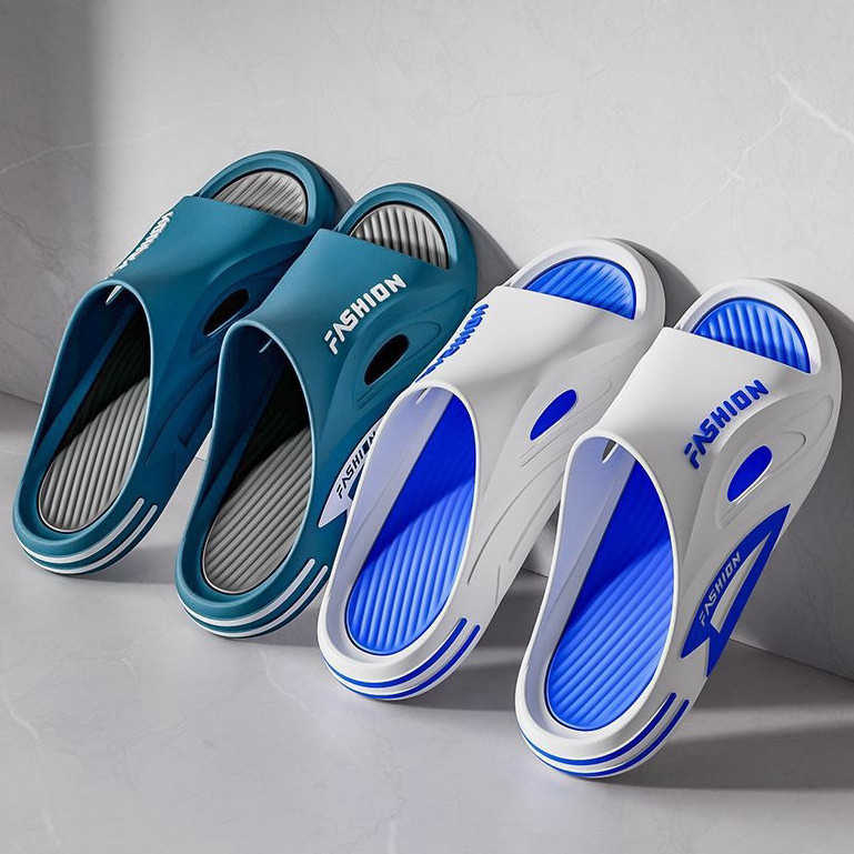 Destin🩰พร้อมส่งจากไทย🛒 (LT-HNT) รองเท้าแตะแบบสวมลายตัวหนังสือสายปอร์ตห้ามพลาดมีหลายสี พื้นนุ่มหนาไม่เสียทรง - รูปที่ 3