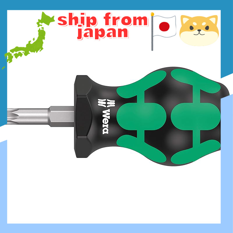 WERA Vera Stubby Torx Driver, tip size TX30, shaft length 25mm, shaft diameter 5.6mm, 008861