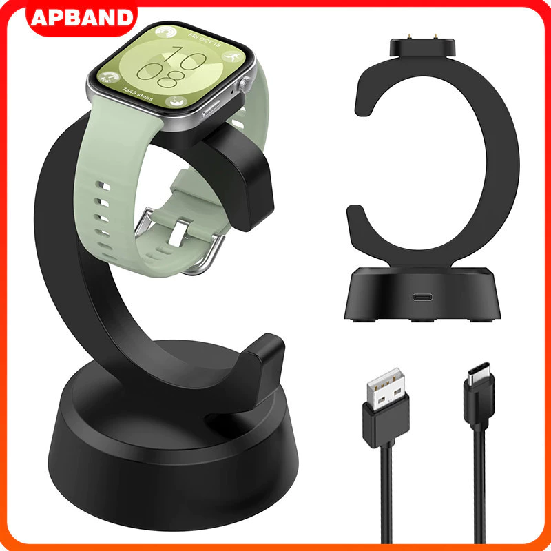 สายชาร์จที่นั่งรูปร่าง C แบบไร้สาย for Huawei Band 11 10 9 8 7 6/Huawei Watch Fit 3/2/ Honor Band 7/OPPO Band 2
