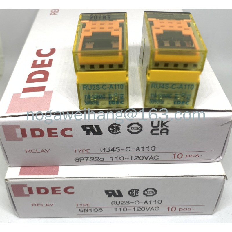 รีเลย์ IDEC RU2S-D24 RU25-A220 RU4S-D24 c A110 CD-Dc12v (ใหม่และต้นฉบับ)