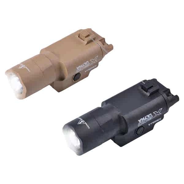 ไฟฉายพกพา ไฟฉายไร้สาย ไฟฉายยุทธวิธี X300รุ่นราคาถูกพร้อมอุปกรณ์เสริม LED รางนำไฟฉาย300ลูเมน