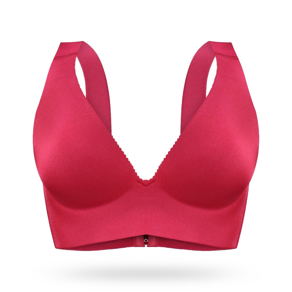 Youve (You Have) Bra Seamles Mother Plain Color Red 666 BH ชุดชั้นในชุดชั้นในสตรี