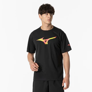 เสื้อกีฬา Mizuno แขนสั้น สำหรับวิ่งและแบดมินตัน ทั้งผู้ชายและผู้หญิง