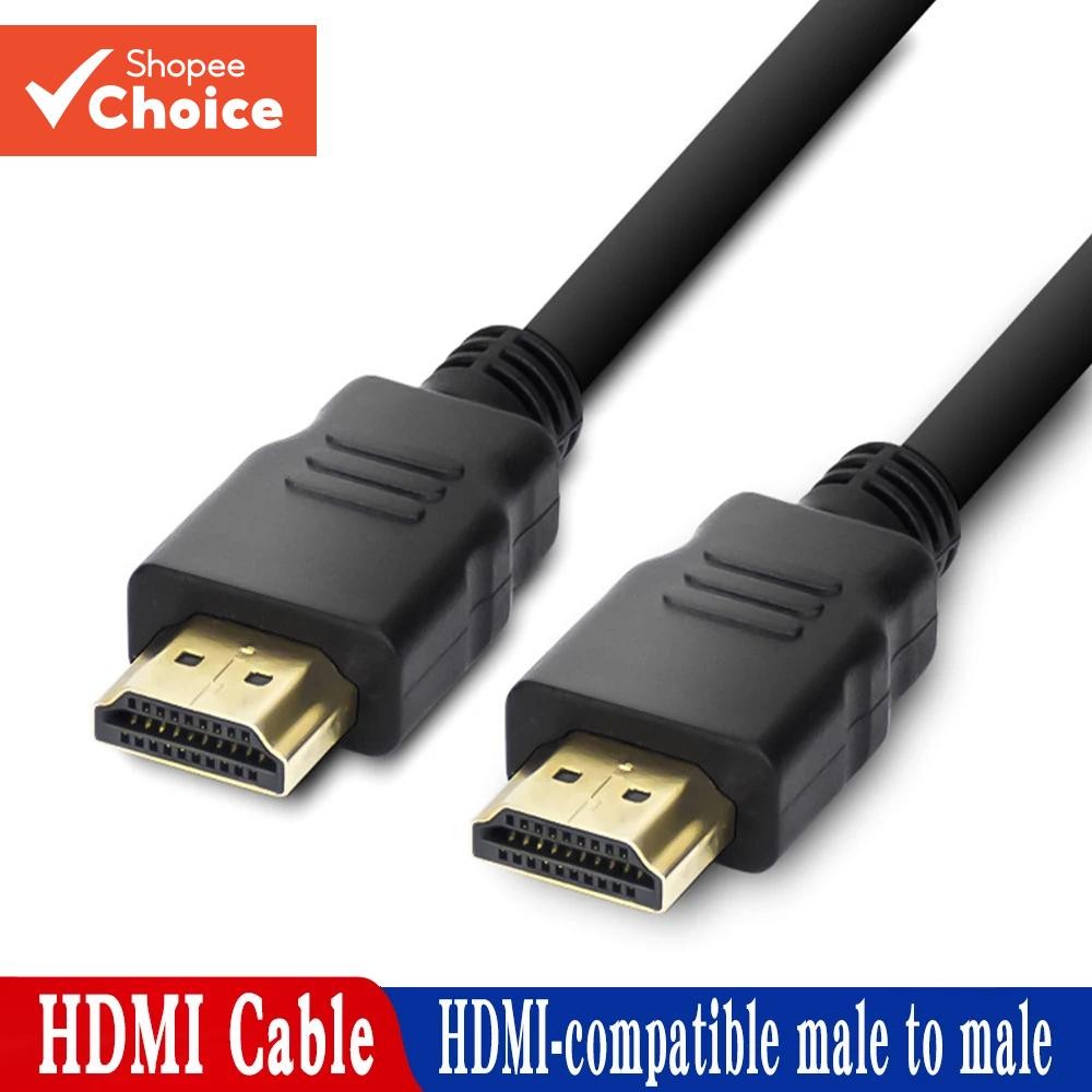 [Shopee Choice] สาย HDMI สายวิดีโอ 1.4 4K 1080P 3D สําหรับ HDTV Splitter Switcher 0.3m 0.5m 1m 1.5m สาย HDMI to HDMI