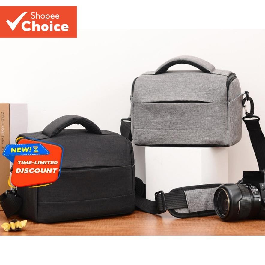 กระเป๋ากล้องแบบพกพาพร้อมสายคล้องไหล่crossbodyกลางแจ้งสันทนาการกันน้ํากันฝน