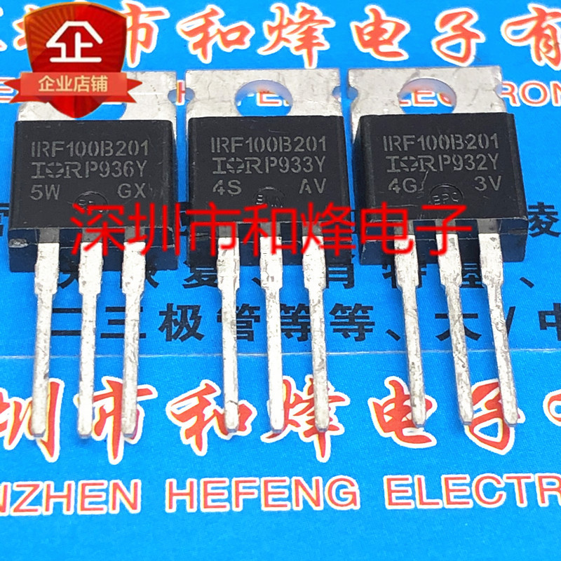 IRF100B201 โกดังนําเข้าพร้อมสต็อก TO-220 100V 192A Priority Shipment ภาพจริงสามารถยิงได้โดยตรง