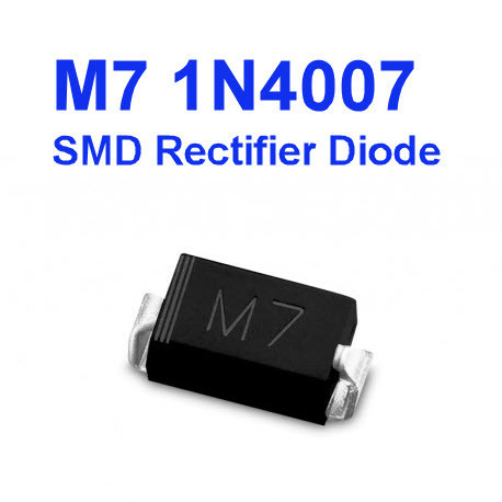 (20ชิ้น) M7 SMD 1N4007 Diode Rectifiers 1000V/1A
