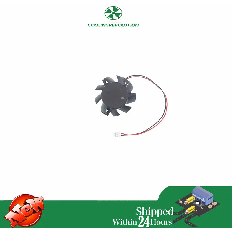 37MM EFB0412HHA T124010DL 2Pin พัดลมการ์ดกราฟิกสําหรับ ASUS gt640 GT 640 HD 4550 HD5570 การ์ดวิดีโอพ