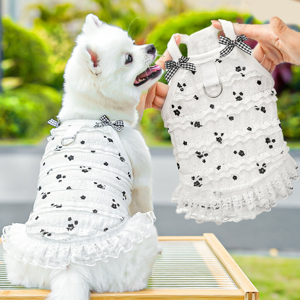 🇹🇭พร้อมส่ง🇹🇭 ✨️ เดรสแสนสวย เดรสสัตว์เลี้ยง ผ้าใส่สบาย for pet เสื้อสุนัข ชุดหมา ชุดแมว