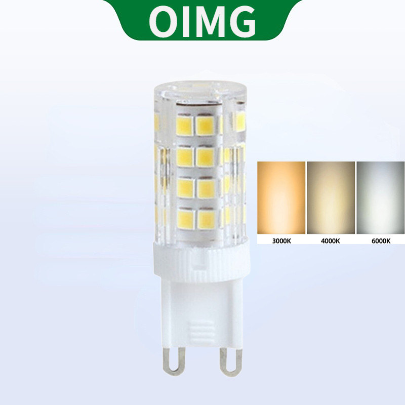 OYMG หลอดไฟ LED G9 อินเทอร์เฟซ Super Bright 5W 85-265V ไฟ LED 2835 SMD แสงสีขาว 6000K แสงเป็นกลาง 4000K แสงอบอุ่น 6000K สามสี