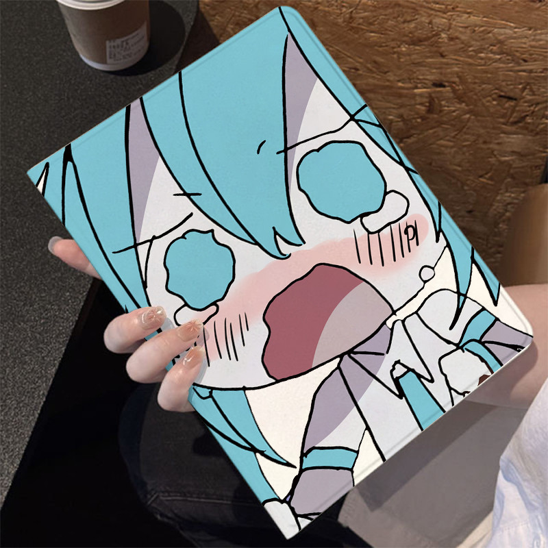 น่ารักอะนิเมะเคสแท็บเล็ต ไอแพด มินิ 4 มินิ 5 7.9มินิ 6 มินิ 7 8.3 อากาศ 1 2 9,74 5 10.9" มือโปร 1112