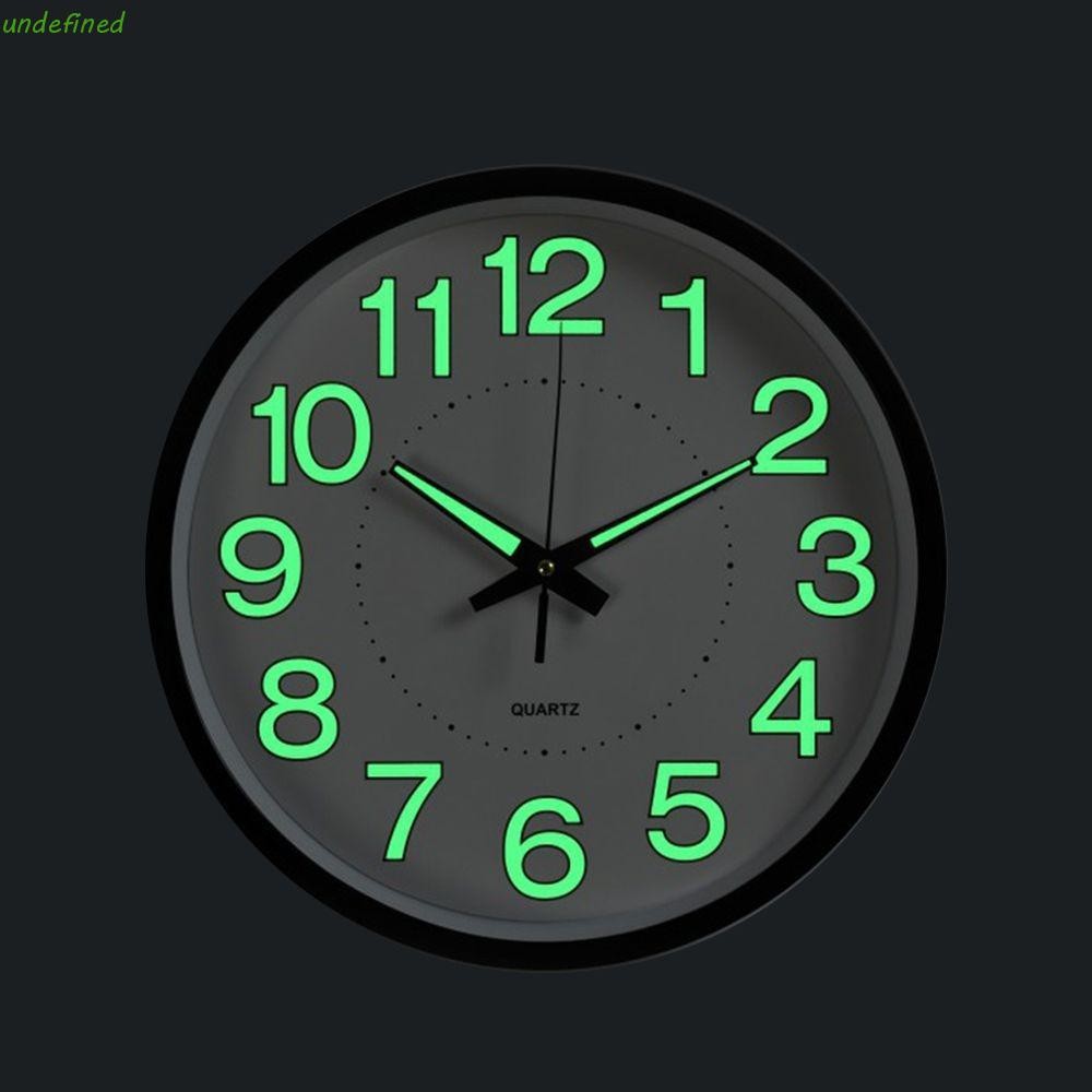 JARREDIW เรืองแสงใน Dark นาฬิกา, 12 นิ้ว Non-Tiking Wall Clock,โมเดิร์นประหยัดพลังงานพลาสติกแขวนเงียบนาฬิกาควอตซ์ห้องครัว ราคา ถูกที่สุด ดีลบีเคเค
