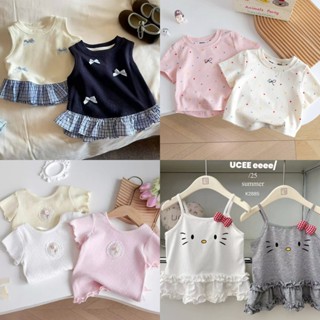 เด็กเสื้อผ้าเด็กเสื้อยืดแขนสั้นเสื้อผ้าเด็กผู้หญิงแขนสั้นฤดู…