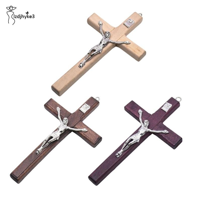 [lzdjhyke3] ตุ๊กตาไม้กางเขน Cross Protection Suffering รูปปั้นแขวนตกแต่งพระเยซูจี้สําหรับห้องนั่งเล่นวันขอบคุณพระเจ้าอนุสรณ์
