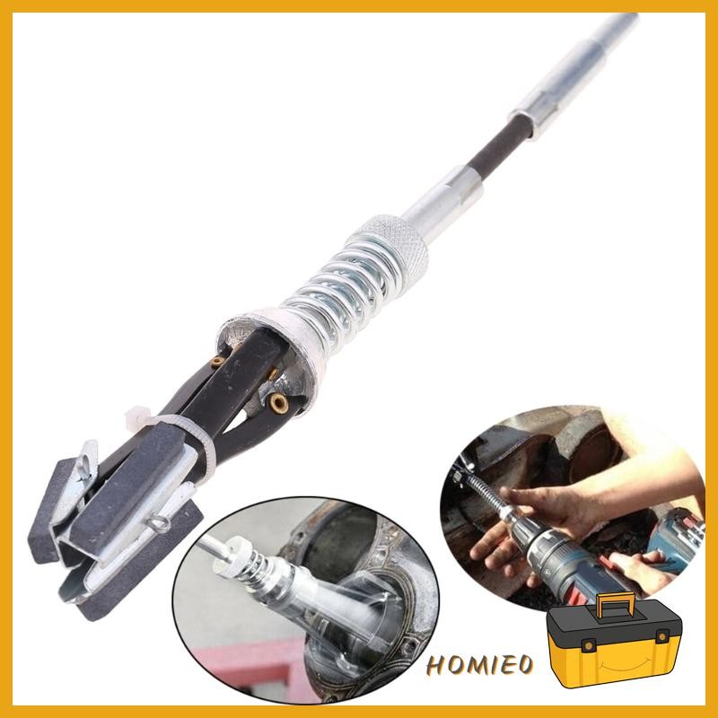 HOMIE0 กระบอกลูกสูบเบรคแบบปรับได้ Hone Tool 3 ปากหินช่วง 19mm-64mm
