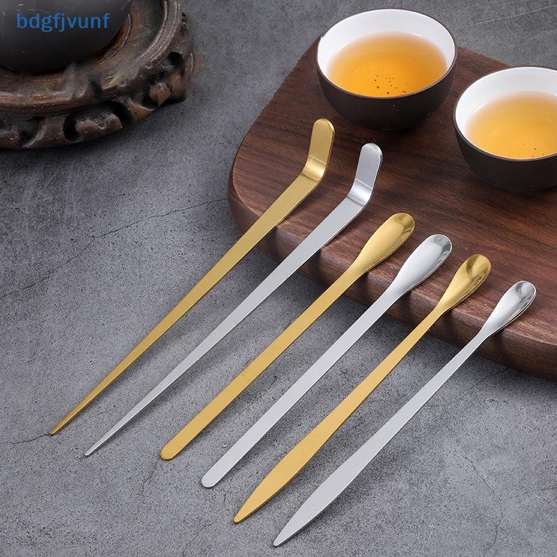 BDGF 5 ชิ้นสแตนเลสชา Sticks ญี่ปุ่นแบบดั้งเดิม Leaf Tea Scoops Matcha Scoop พิธีชงชาครัวเครื่องมือ Teaware TH