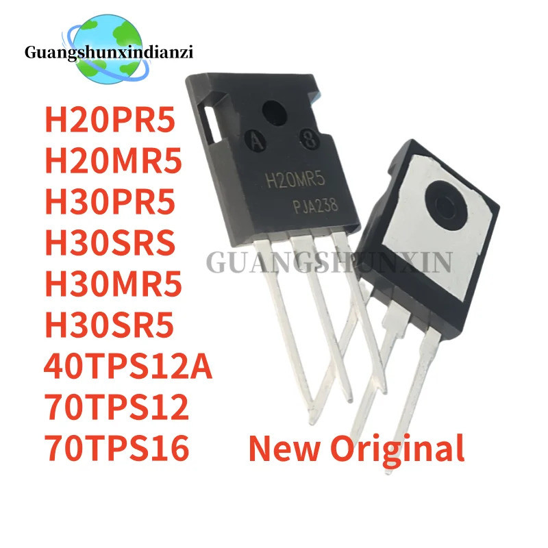 1-5PCS H20PR5 H20MR5 H30PR5 H30SRS H30MR5 H30SR5 40TPS12A 70TPS12 70TPS16 TO-247 Field-effect ทรานซิ