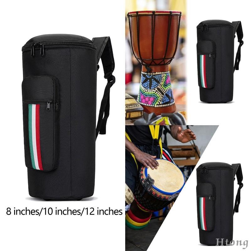 [Htong] Djembe Drum Bag สายสะพายไหล่ทนทานกันน้ํากันฝุ่น Djembe Carry Case