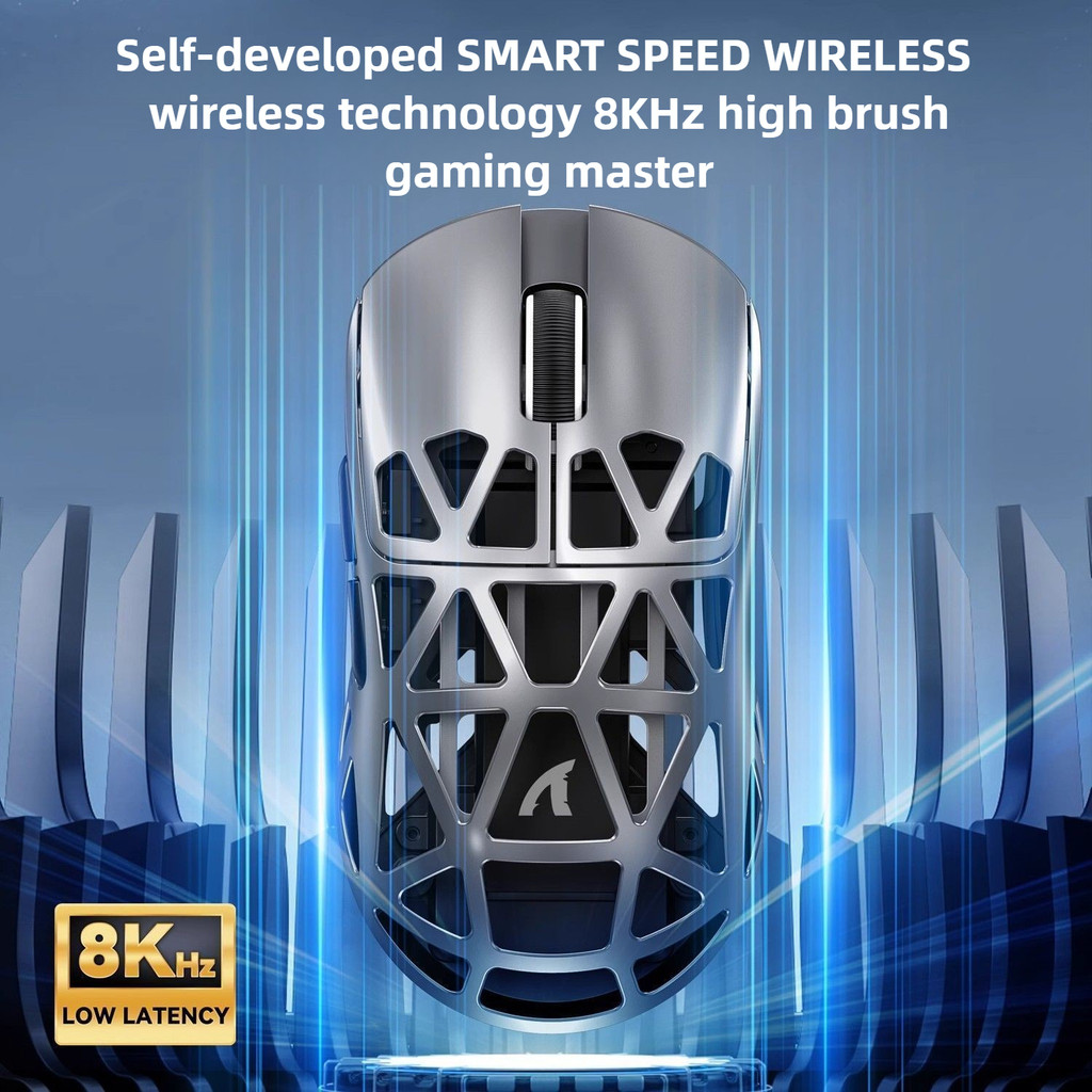 Attack Shark R2 Magnesium Alloy Three Mode Wireless Bluetooth Mouse PAW3950 Game Esports Lightweight