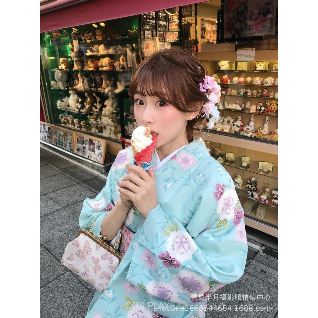 [พร้อมสต็ockขายร้อน] ใหม่สไตล์กิโมโนญี่ปุ่นปรับปรุงแบบดั้งเดิมอย่างเป็นทางการสำหรับ📸📸getYugaTaชุ - รูปที่ 7