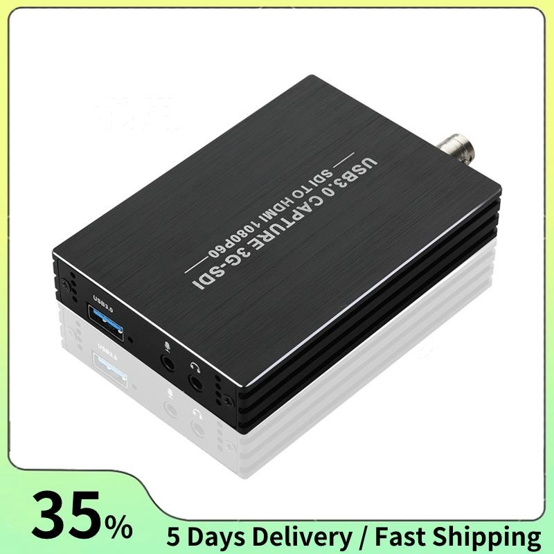 การ์ดจับภาพวิดีโอ 4K HD1080P - รองรับ 3G-SDI USB 3.0 Video Capture Board เกมบันทึกถ่ายทอดสด TV Loop