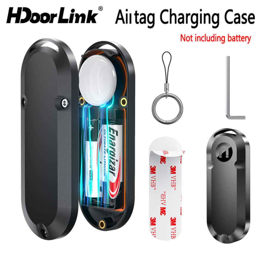 HdoorLink สําหรับ Air-tag เคสชาร์จแม่เหล็กแบบพกพา ฝาครอบ Airtag กันน้ํา