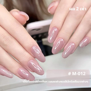 XEIJAYI 15มล--M012 น้ำยาทาเล็บสีชมพูเชอร์รี่ บลอสซัม ติดทนนาน สดใส เหมาะสำหรับใช้ในบ้านและร้านทำเล็บ