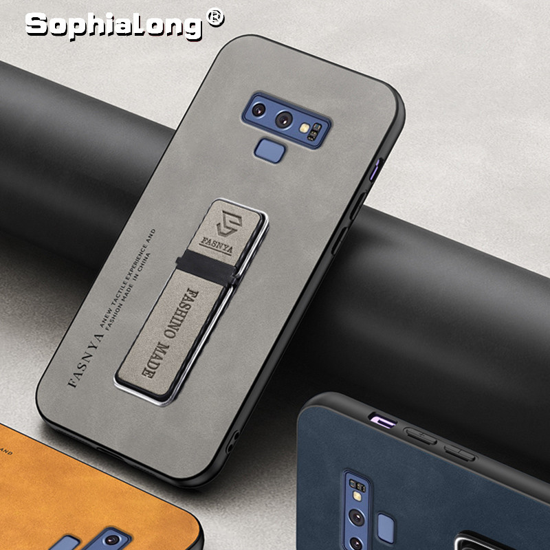 ปลอกสําหรับ Samsung Galaxy Note 9 Note9 N9600 N960F N960U N960X N960W SCV40 ฝาครอบหนังแข็ง