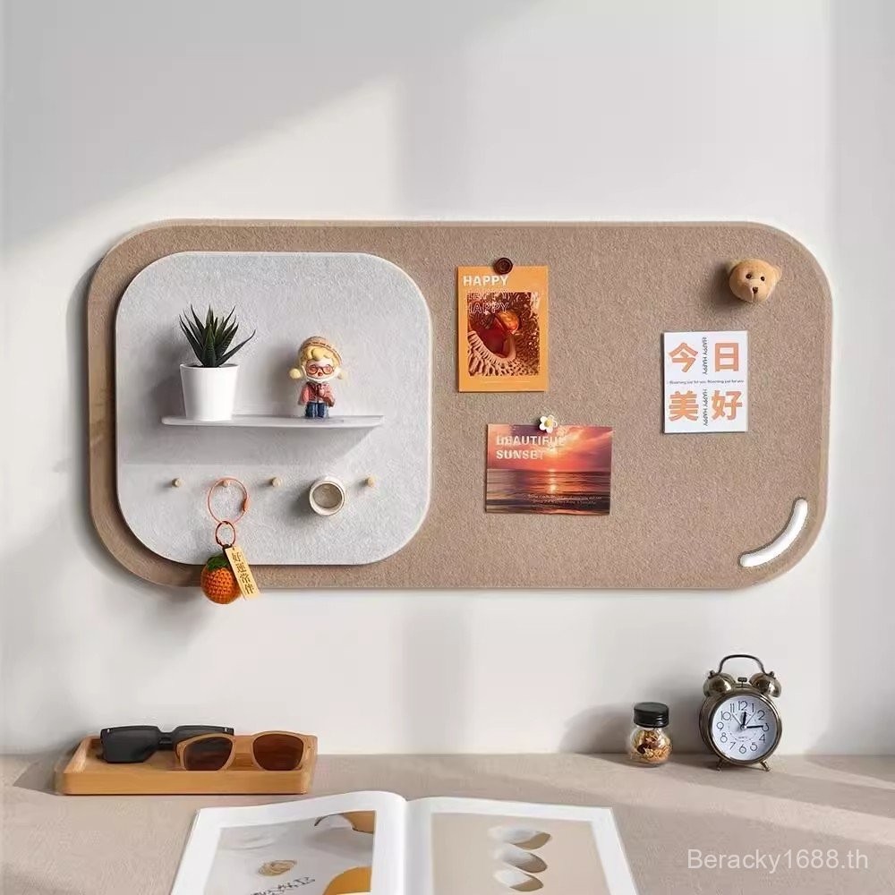 ชั้นเก็บของแบบ Pegboard สําหรับโต๊ะทํางาน ไม่ต้องเจาะรู ชั้นวางแนวตั้งสําหรับโต๊ะนักเรียน โต๊ะคอมพิวเตอร์ ชั้นวางจอแสดงผล คัดสรรระดับพรีเมียม