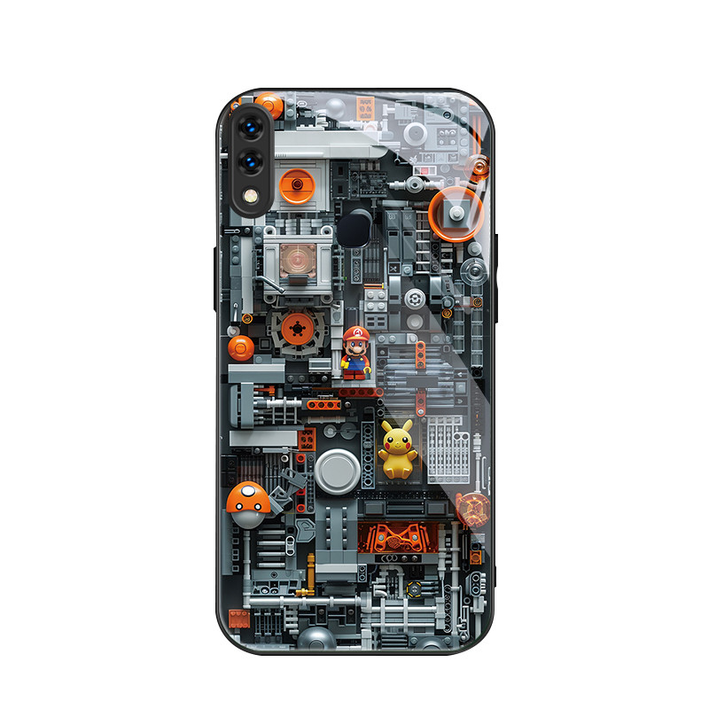 สําหรับ Vivo V11i& Vivo Z3& Vivo Z3i , บล็อกตัวต่อ, บุคลิกภาพอินเทรนด์, เคสป้องกันโทรศัพท์ป้องกันการ