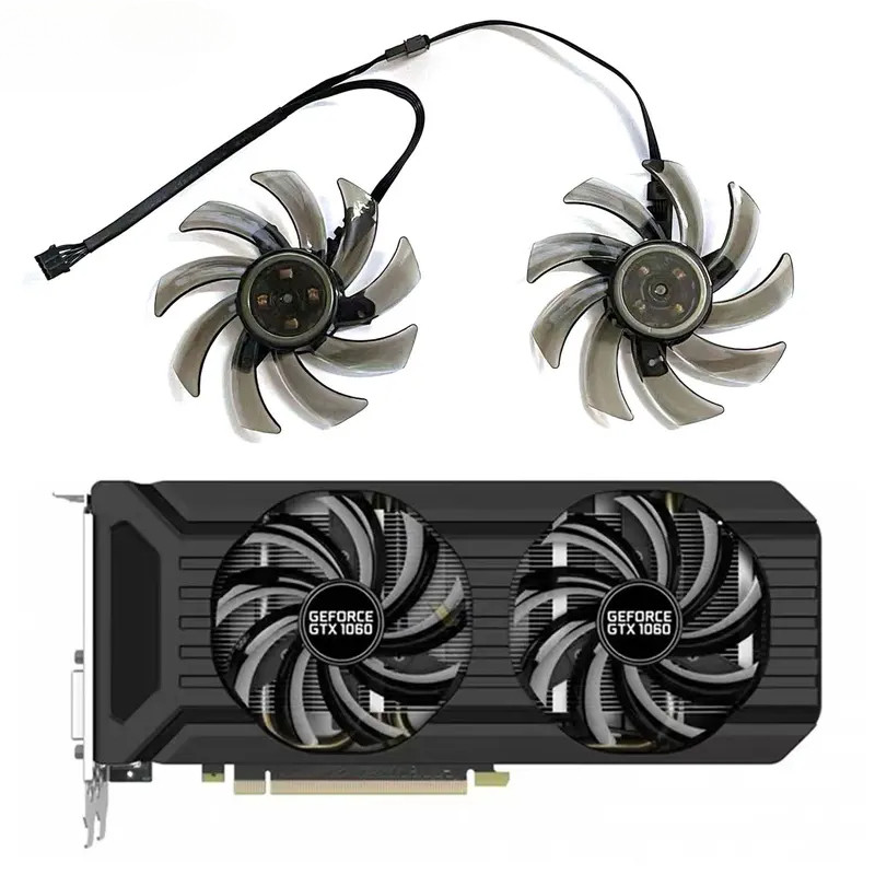 2 ชิ้น/เซ็ต 87 มม.GA91S2U,GPUการ์ดพัดลม,สําหรับPalit GeForce CMP 30HX 6Gพัดลม,GTX 1080 1070 Ti 1060 