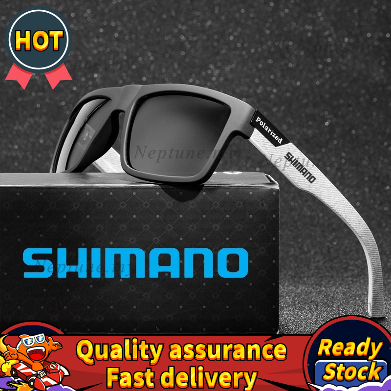 [คลังสินค้าพร้อม] SHIMANO แว่นกันแดดโพลาไรซ์ตั้งแคมป์เดินป่าตกปลา UV400 แว่นตา