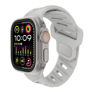 สายนาฬิกาซิลิโคนอ่อนนุ่มสำหรับ iWatch Series11 10 9 8 7 6 5 4 3 SE 2 1 Ultra 49mm46mm44mm42mm45mm มีหลายสีให้เลือก