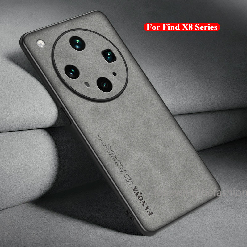 หนังMatte Textureเคสโทรศัพท์สําหรับOPPOค้นหาX8 Ultra Oppo FindX8 Ultraค้นหาX8 X8Pro X8s X8s + X8ultr