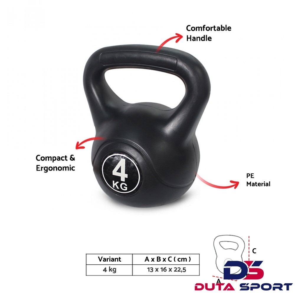 Kettlebell Kettle Bell 4 Kg ROX Original