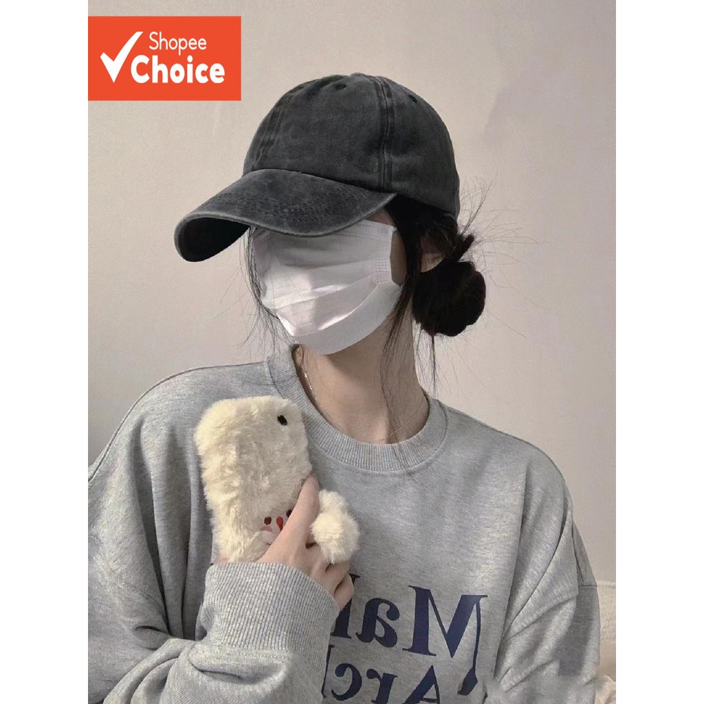หมวกเบสบอลผู้หญิงแบบซักสไตล์วินเทจป้องกันแสงแดดและปรับได้สําหรับ Athleisure & สวมใส่ทุกวัน