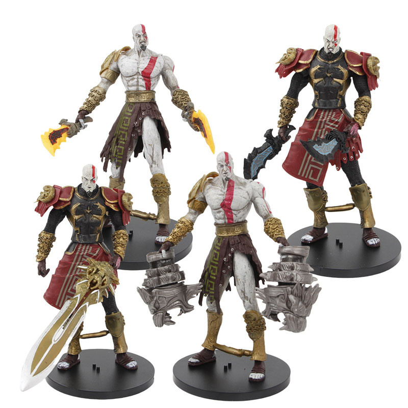 19 ซม.เกม God of War 4 Kratos & Son Atreus Pvc Action Figure ของเล่นสะสมสําหรับของขวัญ
