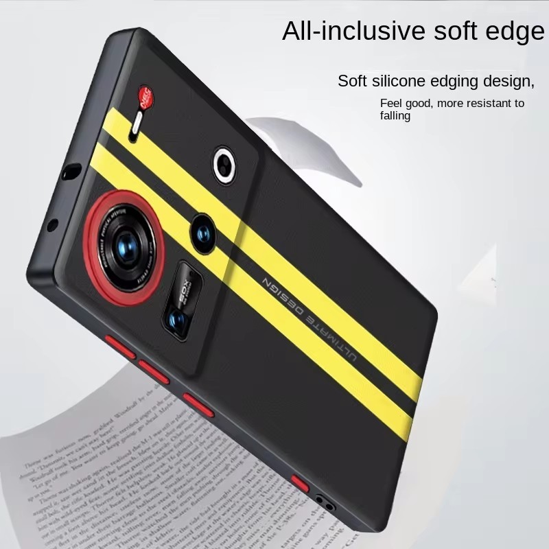 สําหรับ Nubia Z70 Ultra กรณี PU หนัง Racetrack ป้องกันปกหลังสําหรับ ZTE Nubia Z70S Ultra Z70Ultra โท