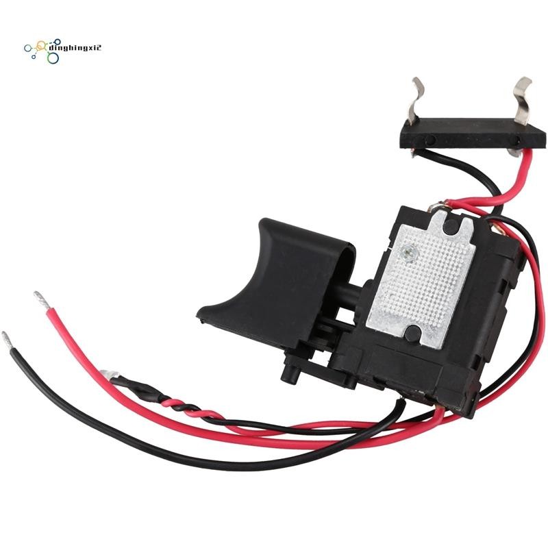 7.2 V - 24 V แบตเตอรี่ลิเธียมสว่านไร้สายสวิตช์ควบคุมความเร็วสวิตช์ทริกเกอร์พร้อมไฟเล็ก