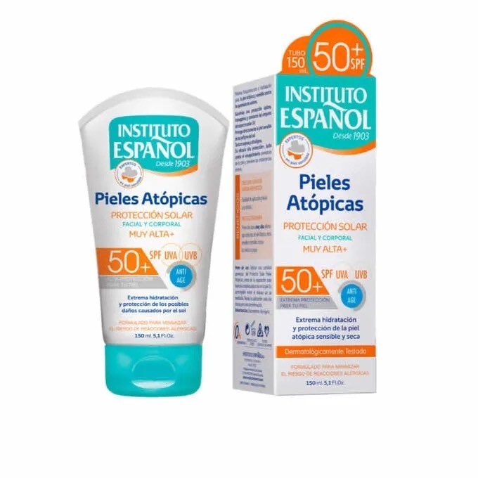 ถูกที่สุด Instituto Espanol Sun Protection Atopic Skin Spf50 150mlครีมกันแดด สําหรับทุกสาพผิว