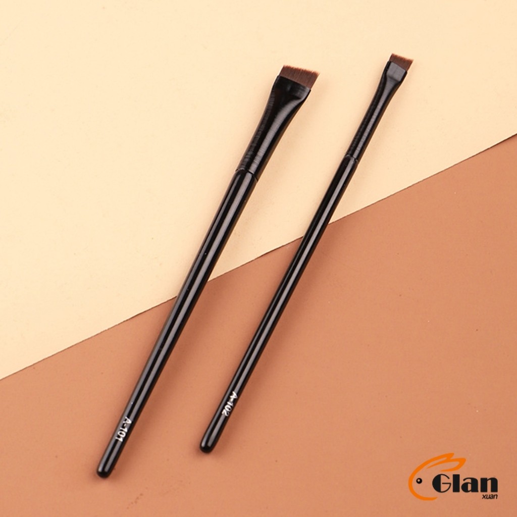 Glanxuan 1 ชิ้น  แปรงเขียนคิ้ว อายไลเนอร์ แบบบางพิเศษ สําหรับผู้หญิง Makeup brush