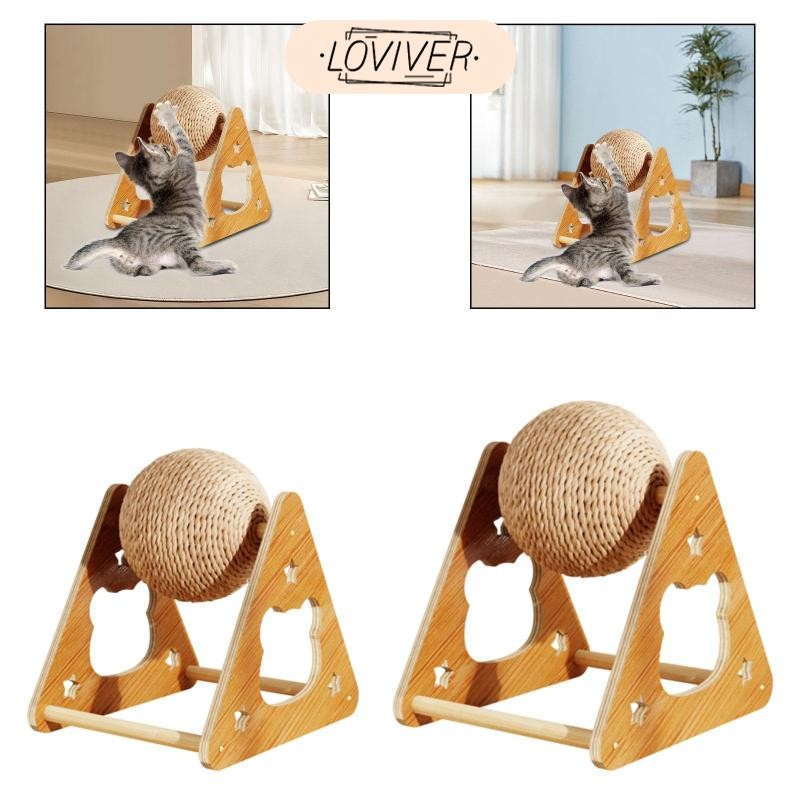 Cat Scratcher Toy Cat Scratching Post สําหรับแมวขนาดกลางขนาดใหญ่ Chinchilla